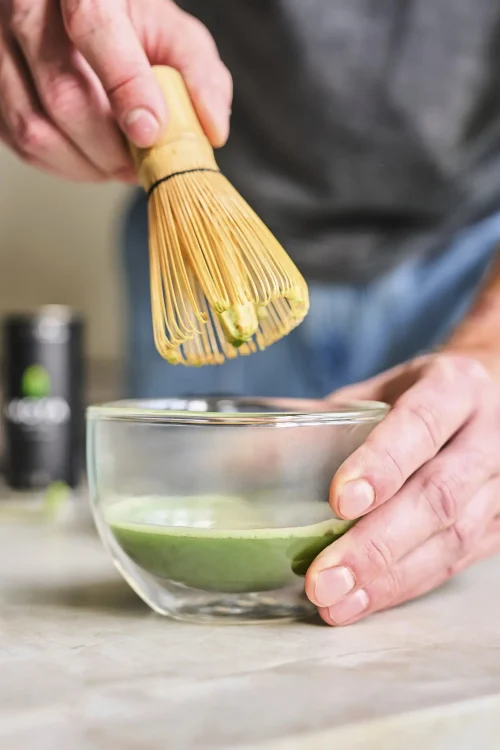 Matcha bolle i glass - Bilde 2
