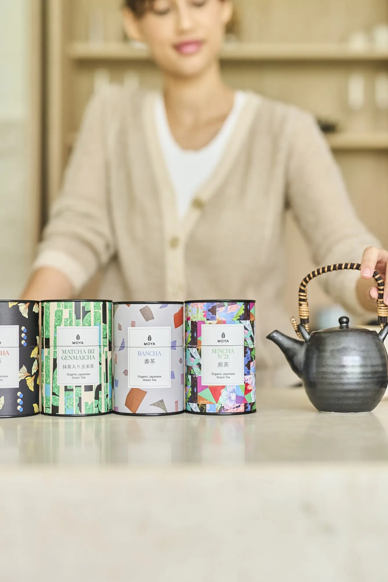 Matcha Iri Genmaicha - Grønn te - øko - Japan - 100 g - Moya - Bilde 4