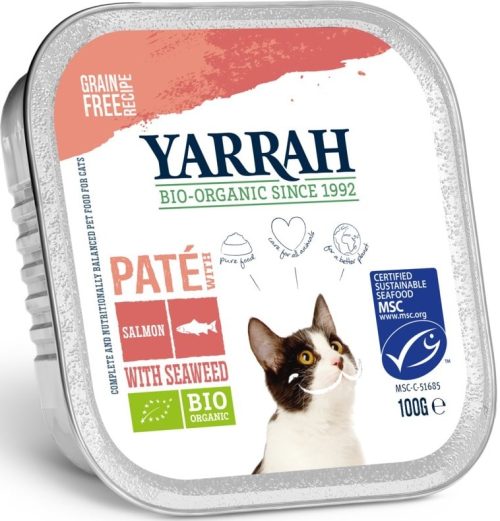 økologisk mat for katter med laks fra Yarrah