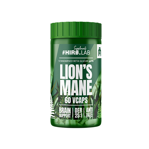 Lion's Mane Extract - 25:1 - 500mg - 60vcaps - HIRO.LAB