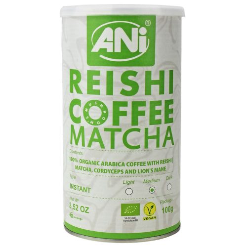 Instantkaffe - Reishi Matcha - økologisk - 100 g - ANI