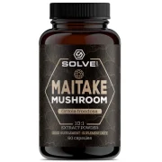 Maitake (Grifola frondosa) 10:1 ekstrakt 60 kapsl. - Solve Labs