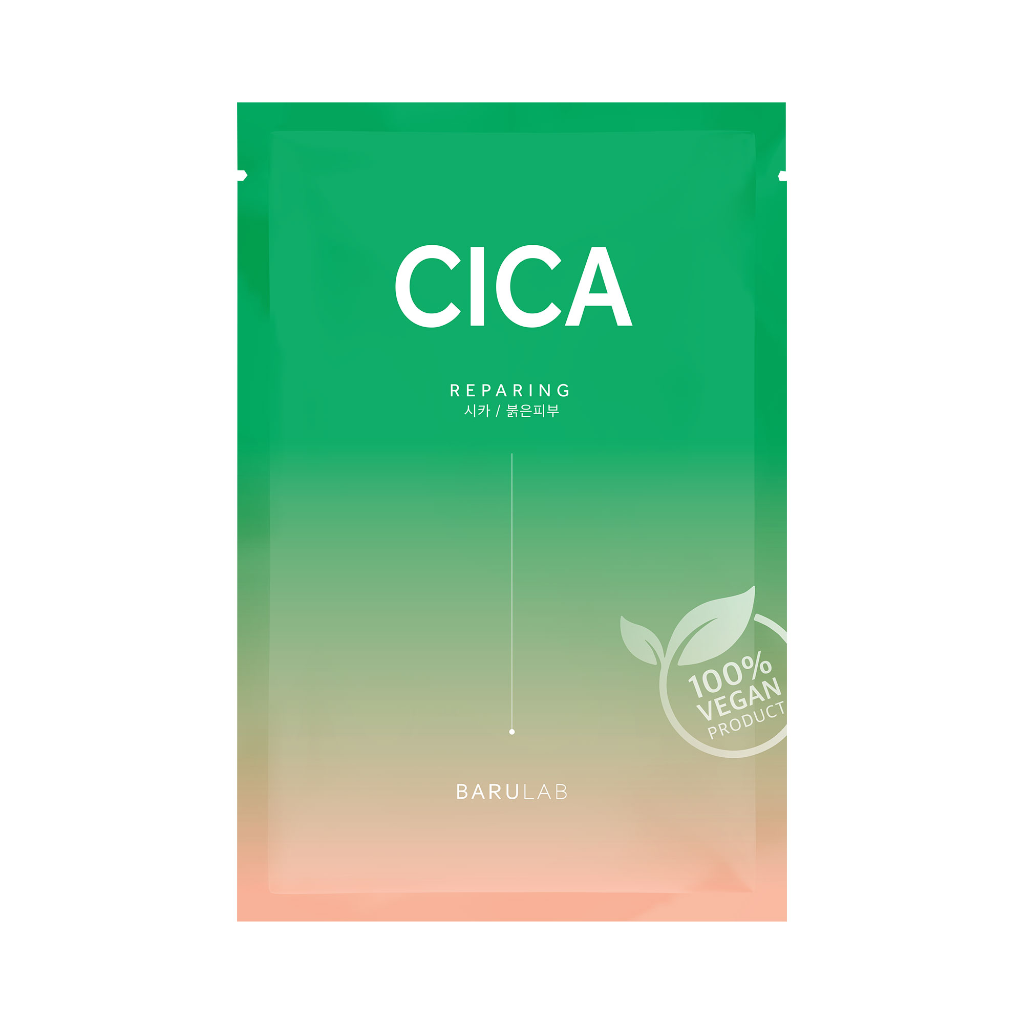 Koreansk CICA ansiktsmaske i ark - 23g - BARULAB