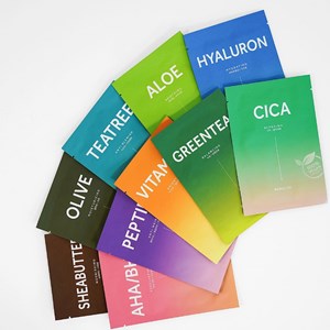 Koreansk ansiktsmaske pakke - 10 x 23g - BARULAB